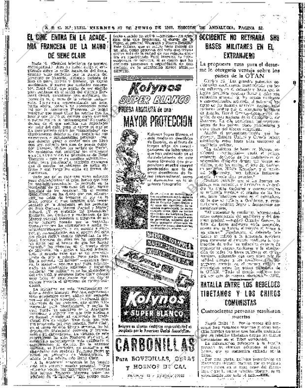 ABC SEVILLA 17-06-1960 página 22