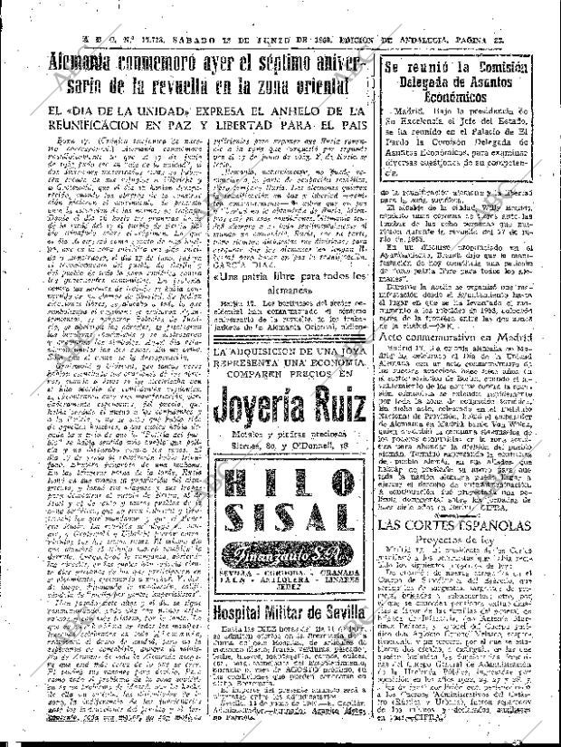 ABC SEVILLA 18-06-1960 página 23