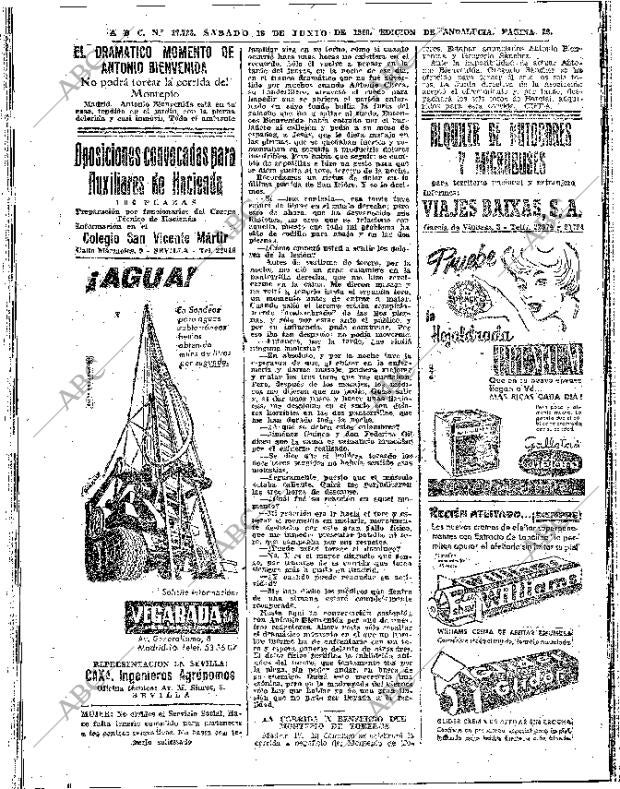 ABC SEVILLA 18-06-1960 página 28