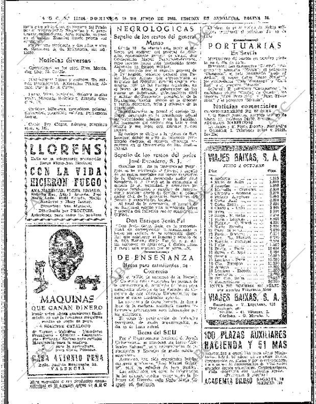 ABC SEVILLA 19-06-1960 página 54