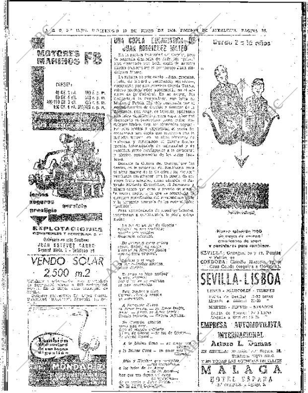 ABC SEVILLA 19-06-1960 página 56