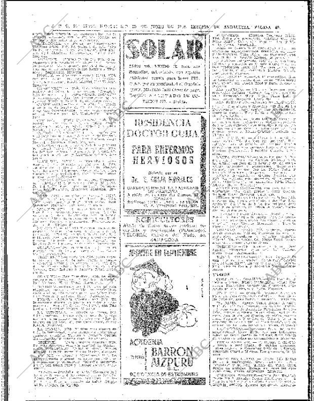 ABC SEVILLA 19-06-1960 página 62