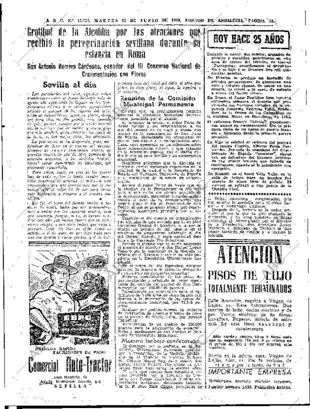 ABC SEVILLA 21-06-1960 página 25