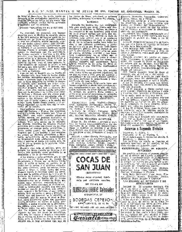 ABC SEVILLA 21-06-1960 página 28