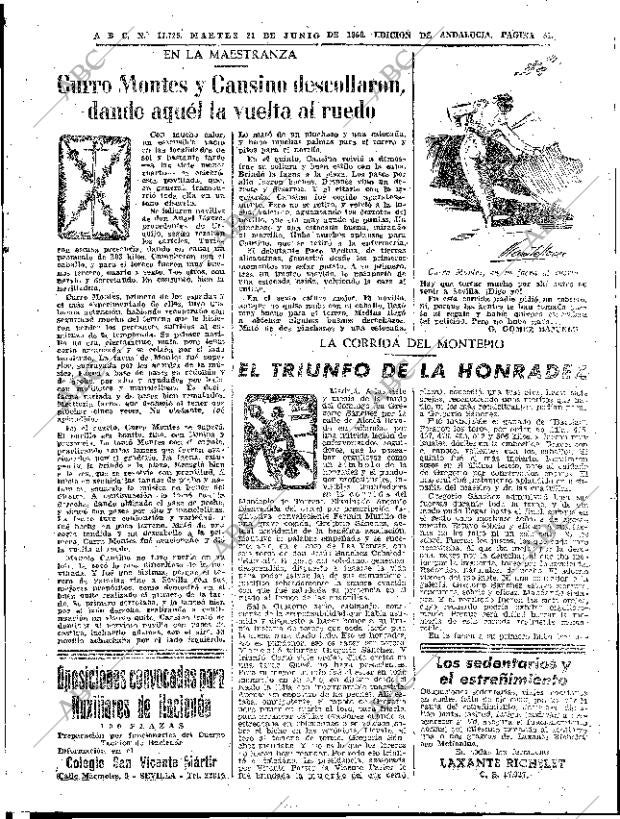 ABC SEVILLA 21-06-1960 página 31