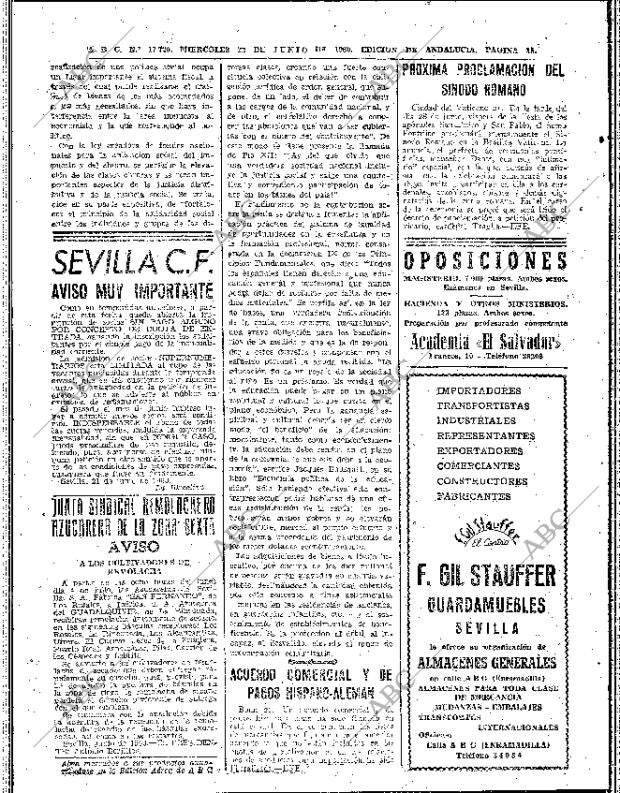 ABC SEVILLA 22-06-1960 página 18