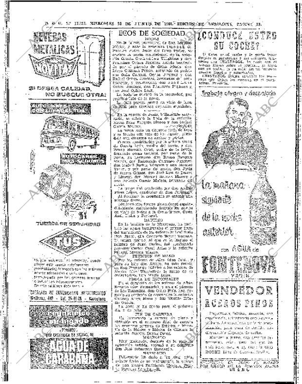 ABC SEVILLA 22-06-1960 página 28