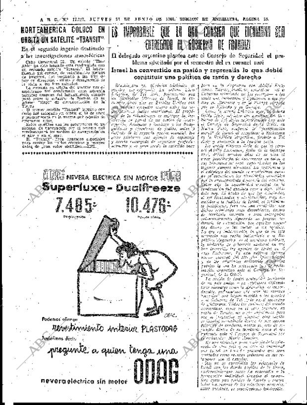 ABC SEVILLA 23-06-1960 página 25