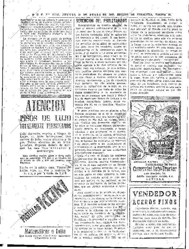 ABC SEVILLA 23-06-1960 página 31