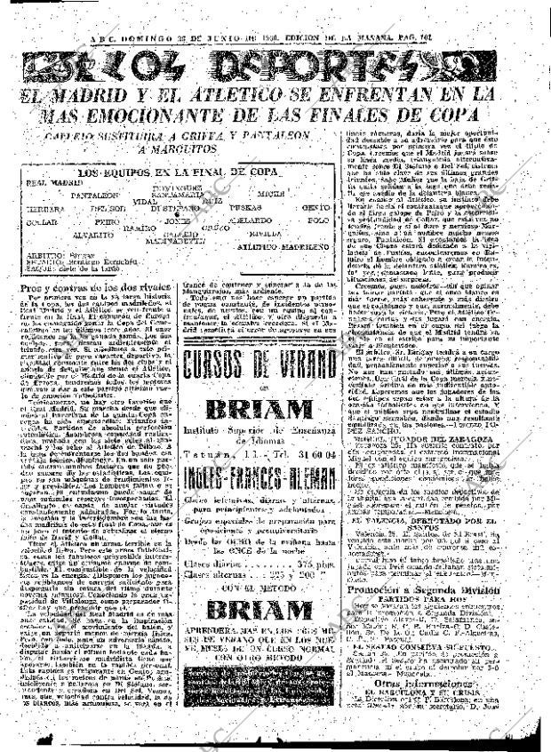 ABC MADRID 26-06-1960 página 101