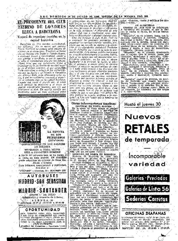 ABC MADRID 26-06-1960 página 104