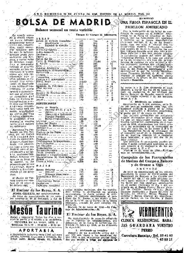 ABC MADRID 26-06-1960 página 105