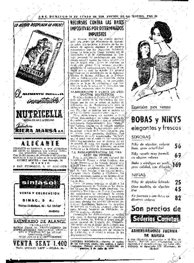 ABC MADRID 26-06-1960 página 86