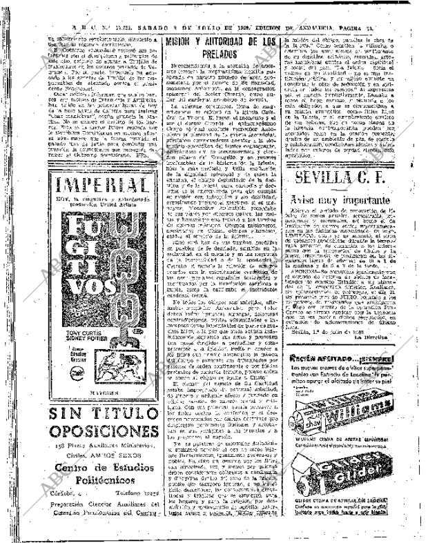 ABC SEVILLA 02-07-1960 página 18