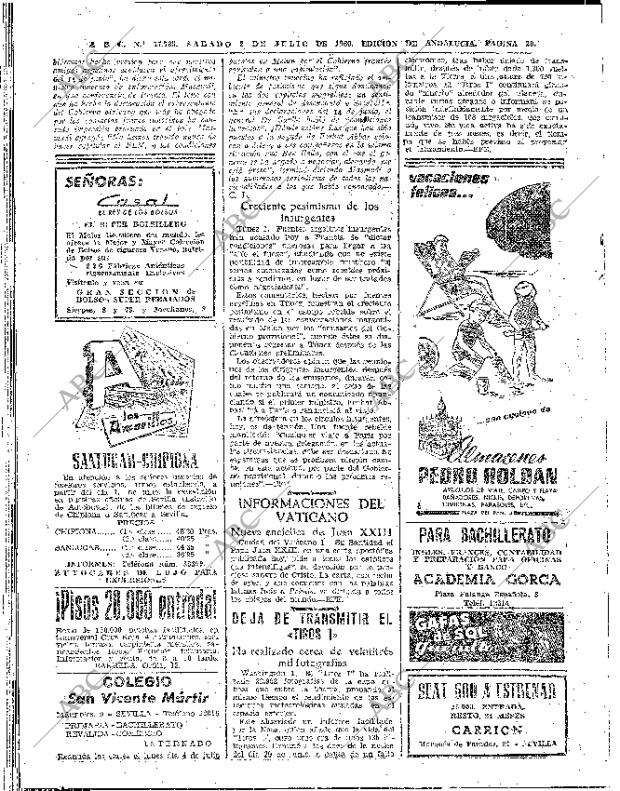 ABC SEVILLA 02-07-1960 página 20