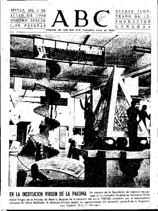 ABC SEVILLA 06-07-1960 página 1