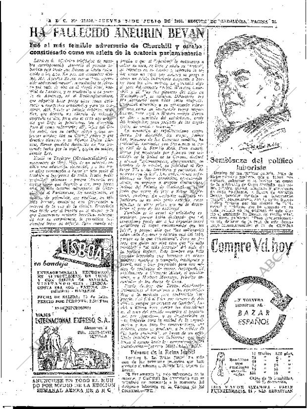 ABC SEVILLA 07-07-1960 página 21