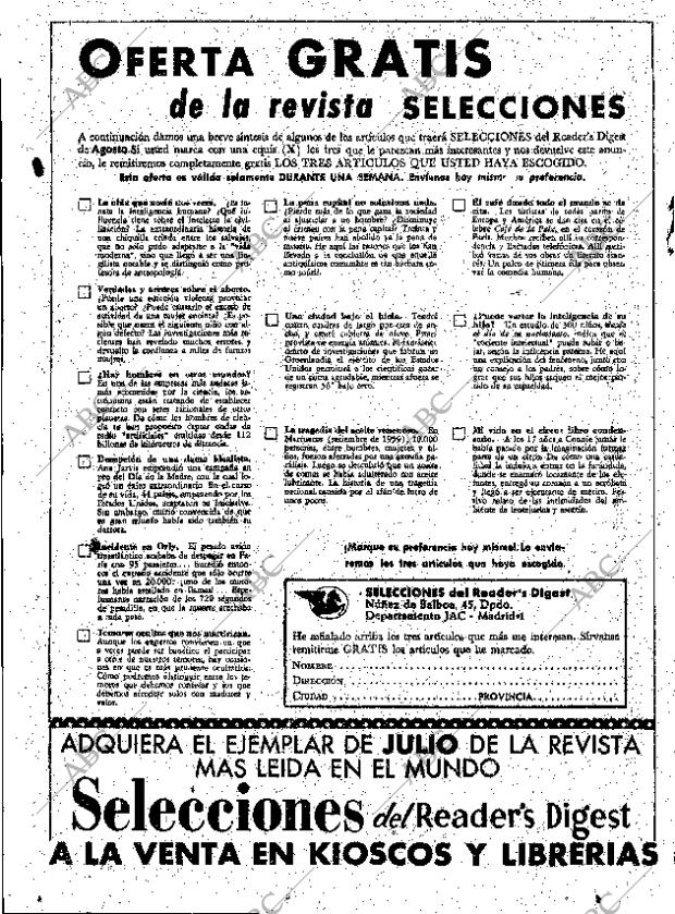 ABC MADRID 09-07-1960 página 2