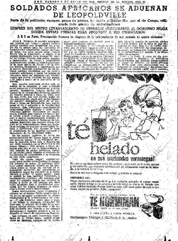 ABC MADRID 09-07-1960 página 43