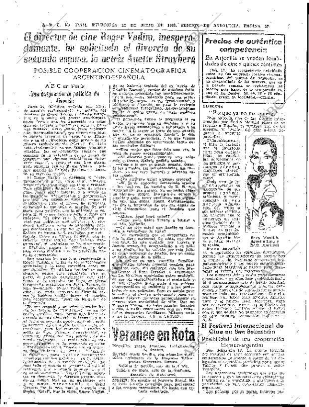 ABC SEVILLA 13-07-1960 página 33