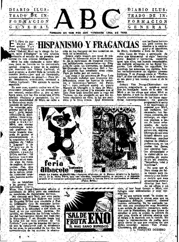 ABC MADRID 14-07-1960 página 3