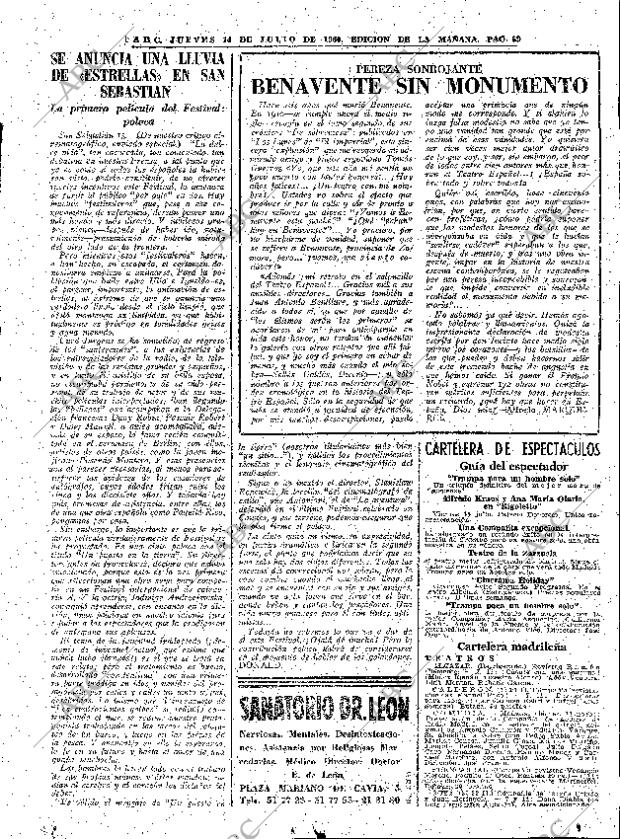 ABC MADRID 14-07-1960 página 59