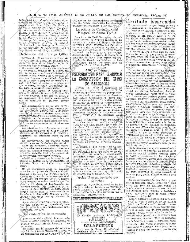 ABC SEVILLA 14-07-1960 página 20