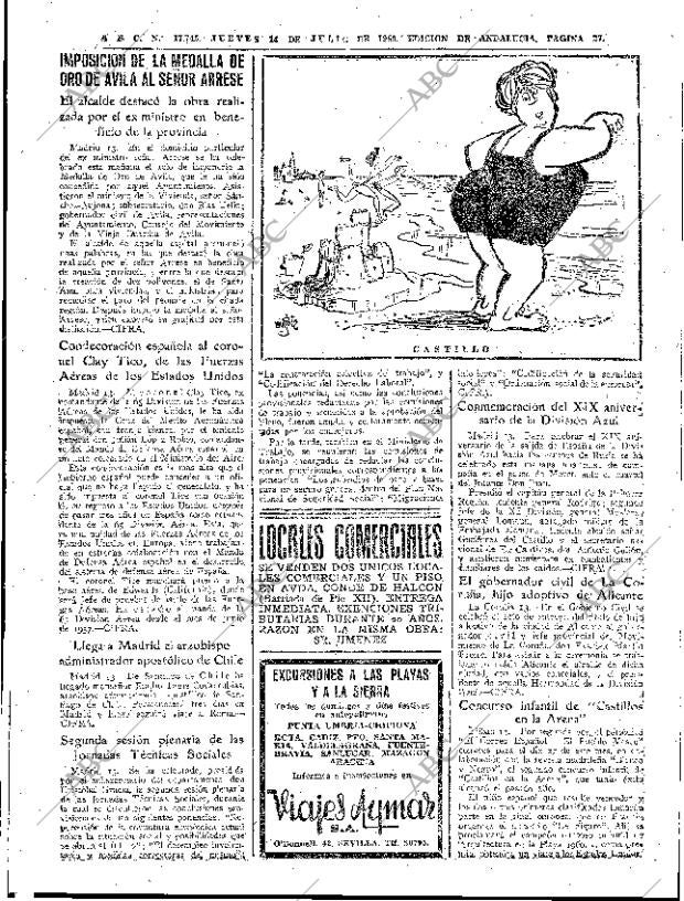ABC SEVILLA 14-07-1960 página 27