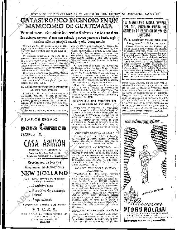 ABC SEVILLA 15-07-1960 página 25