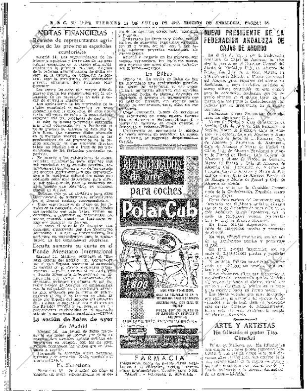 ABC SEVILLA 15-07-1960 página 28