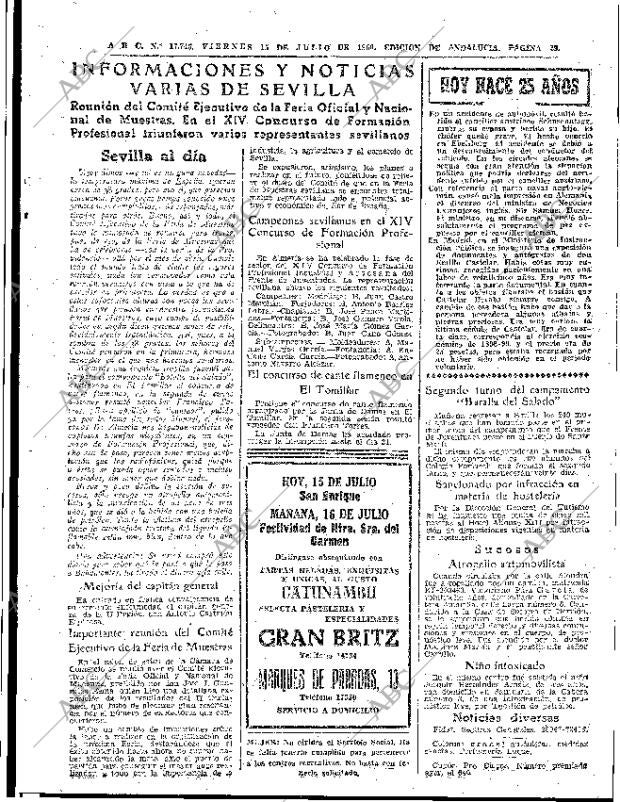 ABC SEVILLA 15-07-1960 página 29