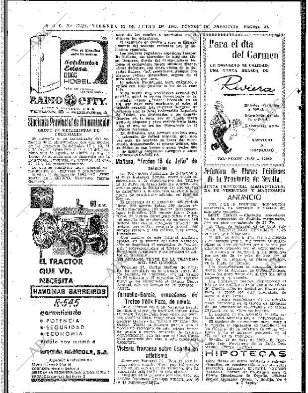 ABC SEVILLA 15-07-1960 página 32