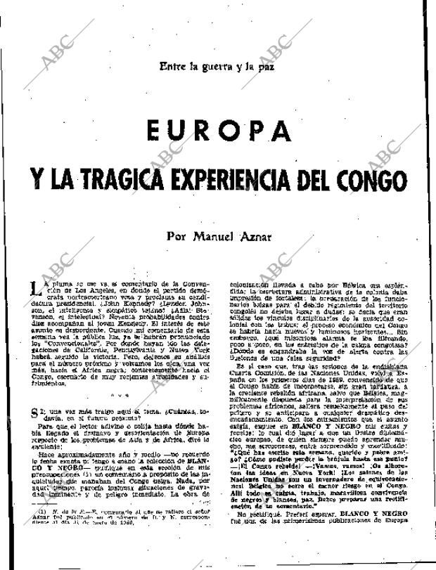 BLANCO Y NEGRO MADRID 16-07-1960 página 35