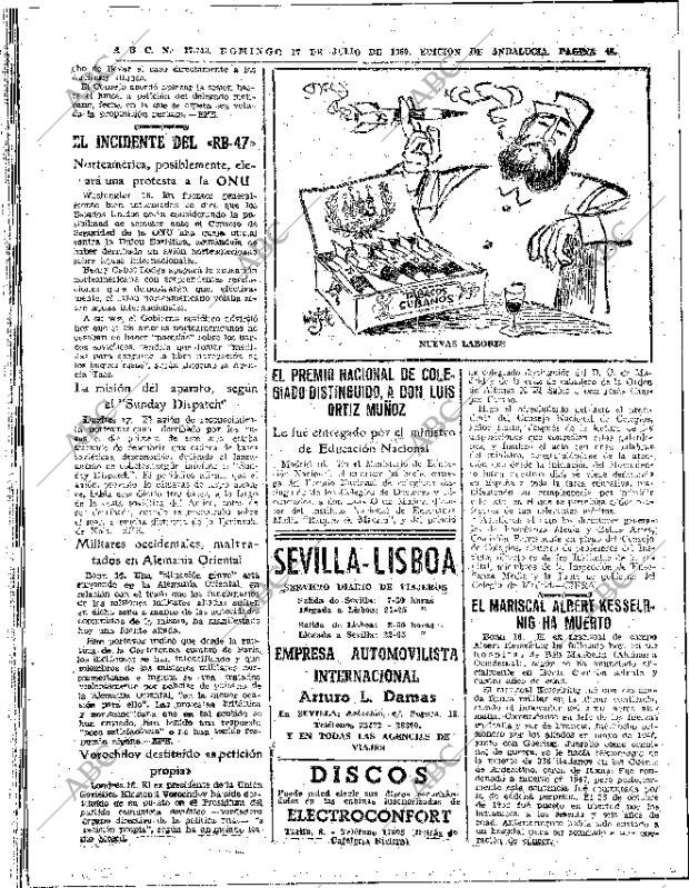 ABC SEVILLA 17-07-1960 página 48