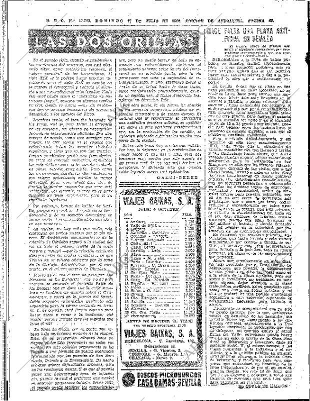 ABC SEVILLA 17-07-1960 página 52