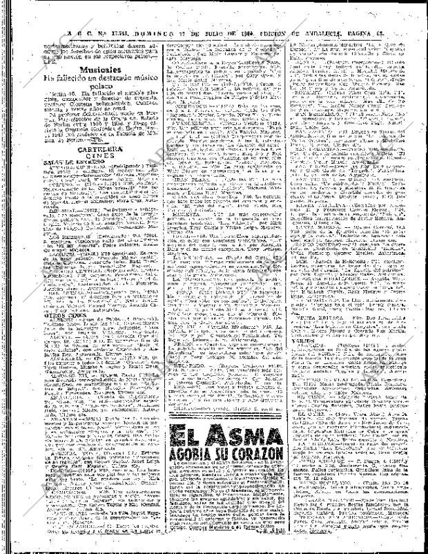 ABC SEVILLA 17-07-1960 página 62