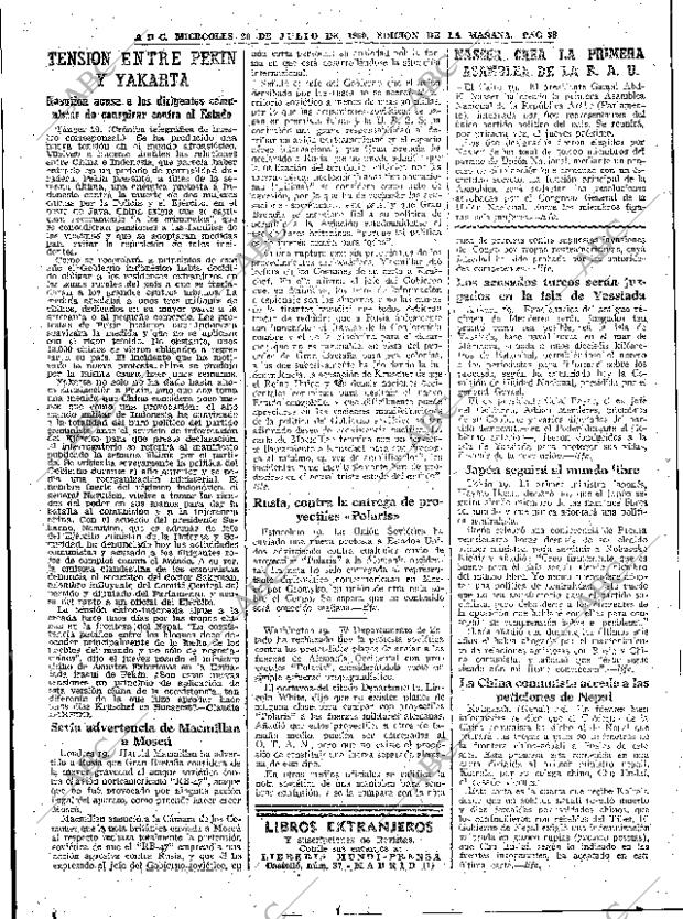 ABC MADRID 20-07-1960 página 38