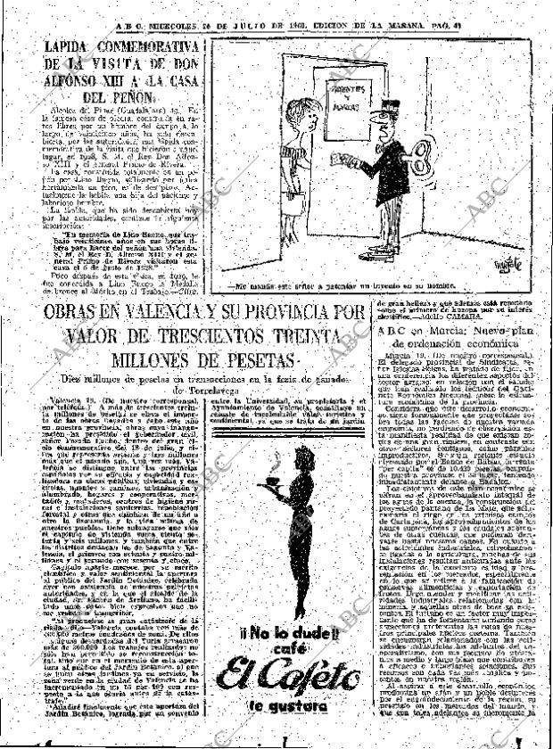 ABC MADRID 20-07-1960 página 47