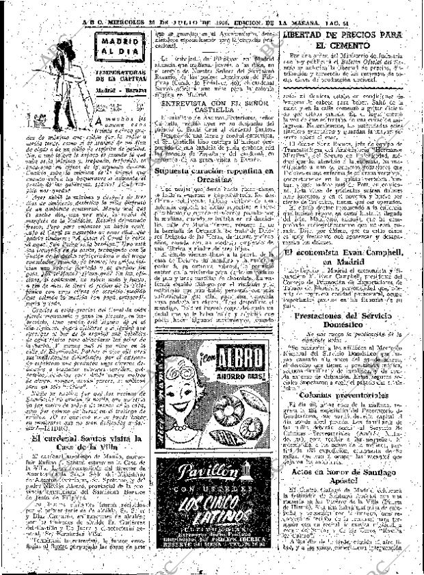 ABC MADRID 20-07-1960 página 51