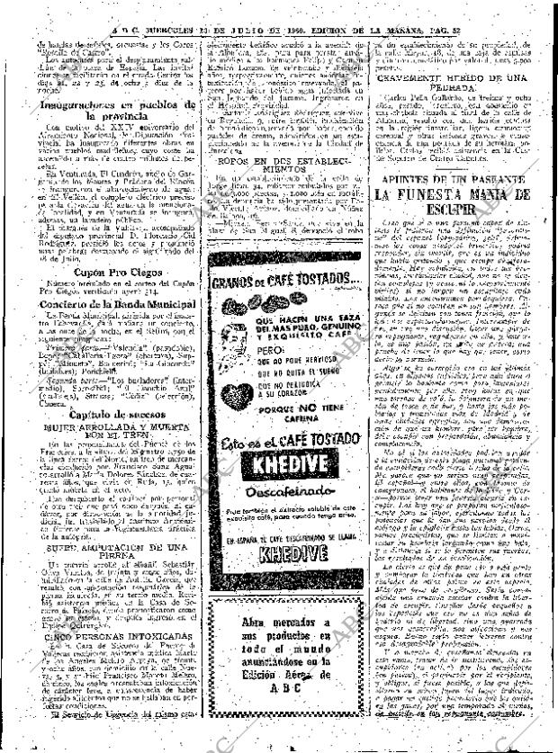 ABC MADRID 20-07-1960 página 52