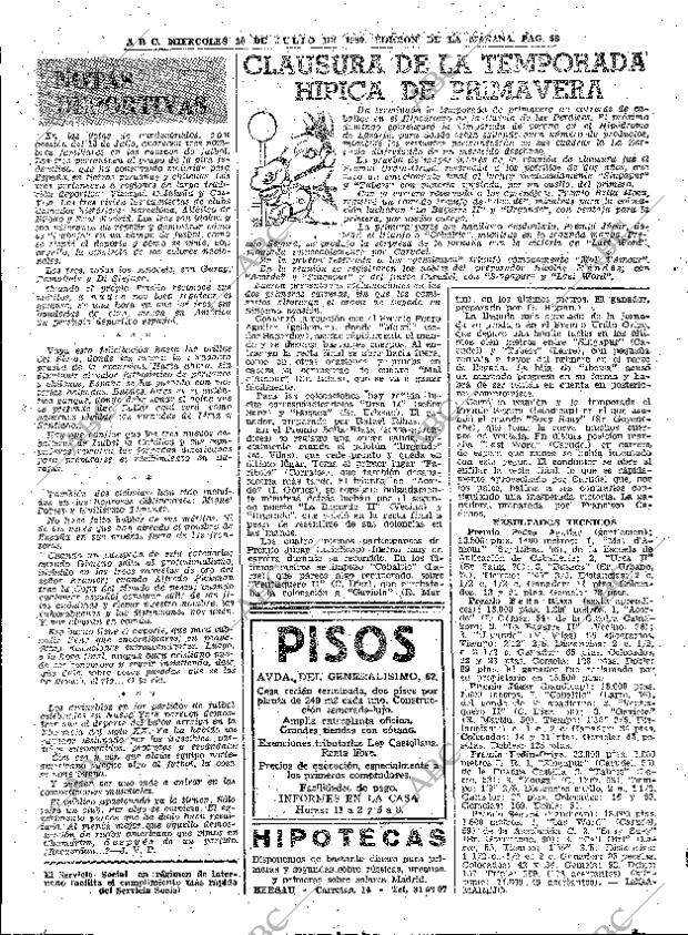 ABC MADRID 20-07-1960 página 56