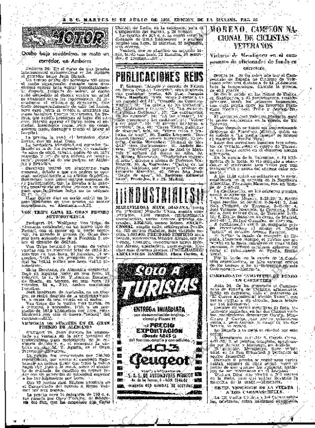 ABC MADRID 26-07-1960 página 36