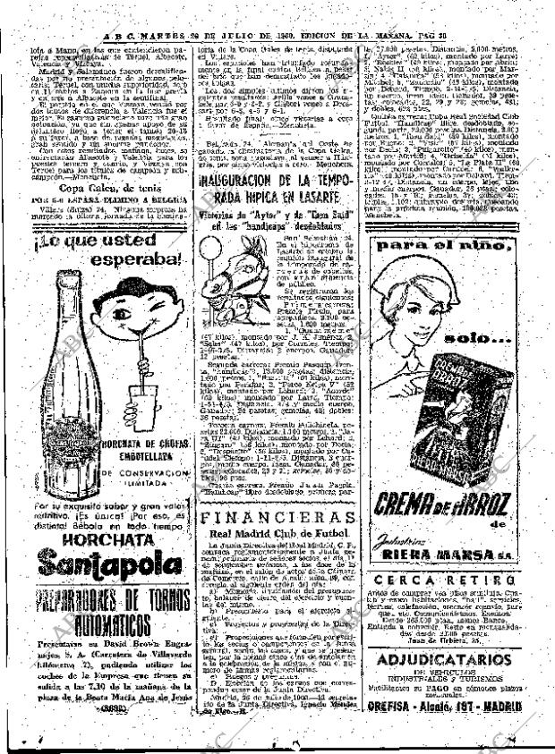 ABC MADRID 26-07-1960 página 38