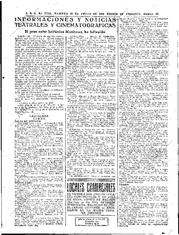 ABC SEVILLA 26-07-1960 página 27