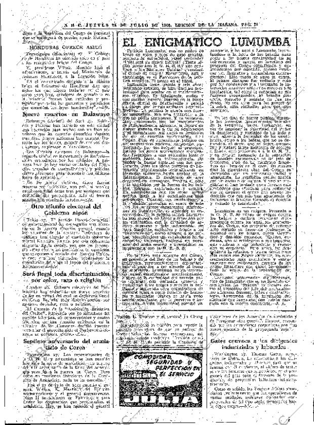 ABC MADRID 28-07-1960 página 30