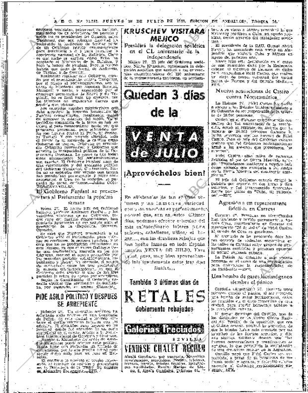 ABC SEVILLA 28-07-1960 página 14