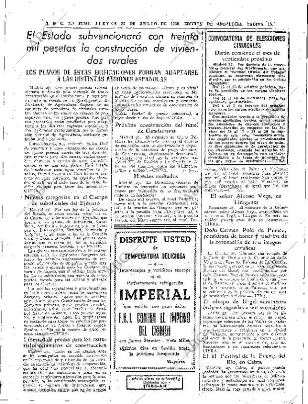 ABC SEVILLA 28-07-1960 página 15