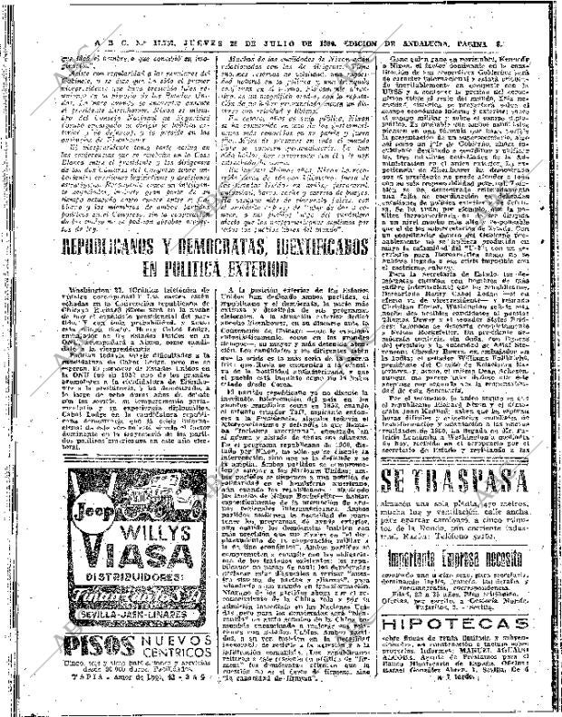 ABC SEVILLA 28-07-1960 página 8