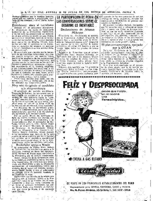 ABC SEVILLA 28-07-1960 página 9