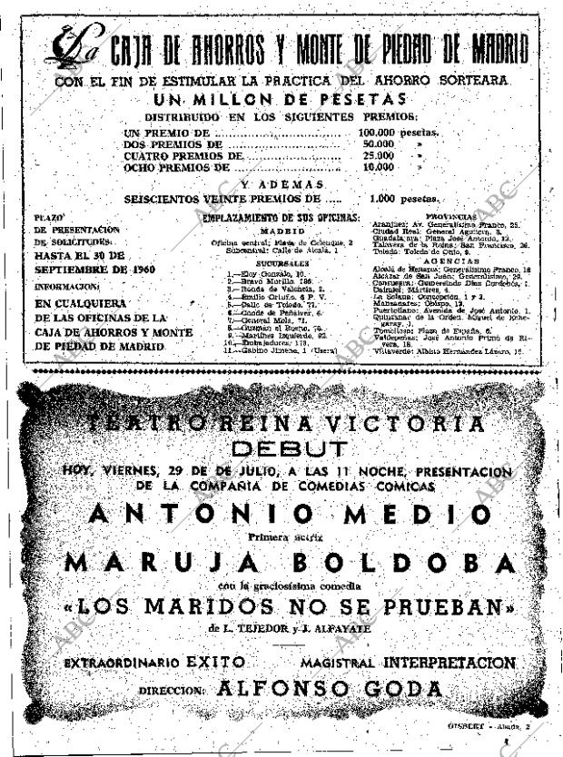 ABC MADRID 29-07-1960 página 6